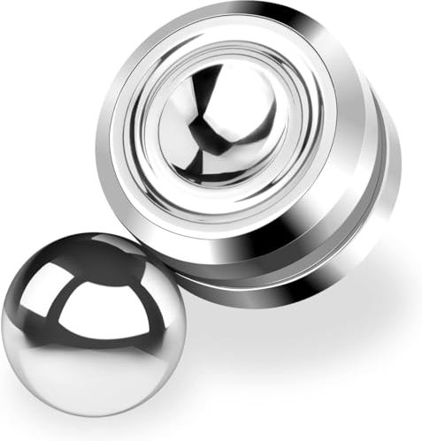 Vunake Fidget Spinner Fidget Toys EDC Hand Spinner Metall Poke Fidget Slider Ball 360°Drehung Orbiter Anti Stress Spielzeug ADHS Autismus Fingerspitzen Gyro Spielzeug Fidget Toy für Erwachsene Kinder