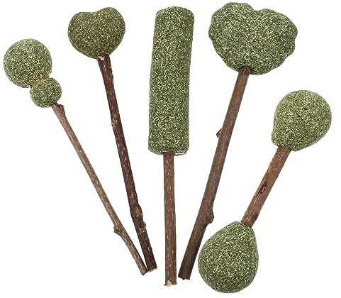 Angoily 5stücke Katzenminze Lollipops Natürliches Essbares Katzenleckerlis Für Gesunde Zähne Und Verdauung Für Katzenliebhaber Und Tiergeschäfte