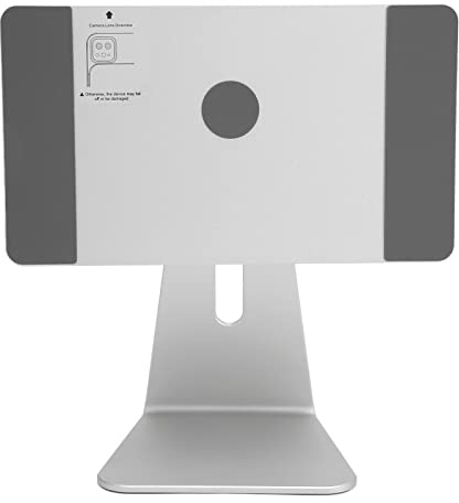 Aladeno tablettställ Silver Magnetisk aluminiumlegering Tablett Justerbart stativ Bärbar Anti-Slip Silikon Tabletthållare Multifunktionell Tablett Skrivbordshållare för hemmakontor