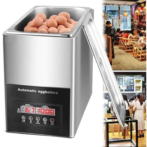 YLANMEI Egg Boiler, Poacher and Omelette Maker Electric, Multifunctional, Extra Large Capacity for 50 Eggs, Automatic Switch Off Stainless Steel 800W