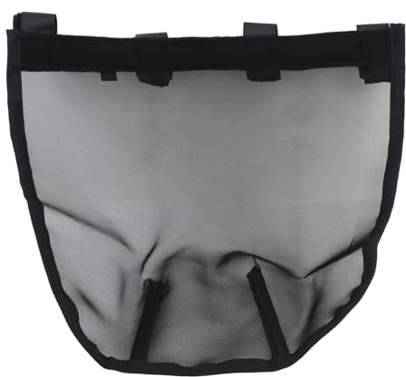 Nasenschutz für Pferde, Nasennetz für Pferde, Pferdebedarf, Atmungsaktive Pferdeabdeckung für das Gesicht des Pferdes, Atmungsaktives Nylon, Erhöhter Komfort, Verstellbarer (L)
