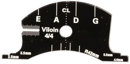 Geige Zubehör 1/2 Violine Viola Steg Werkzeug Zubehör(4/4)
