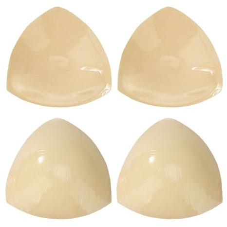FUIPVGI 2 Paires Coque Soutien Gorge, Coussinets Soutien-Gorge et Volumateurs Auto-Adhésifs Amovibles Push Up Breast Enhancer, Push Pads Inserts pour Soutien-Gorge de Bain et Bikini (B)