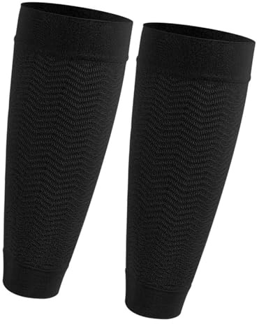 Hattba 1 Pair Unisex Calf Sleeves Compressions Nylon Fabric Texture Suitable For Sports Recovery Enhancing Circulation Compressions Sleeves