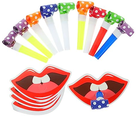 FUNNETOYU 20piezas Accesorios De Porristas Silbato Sopladores De Ruido Divertidos Para Fiestas Para Festivales Para Partidos De Cumpleaños Eventos Deportivos y Actividades Al Aire