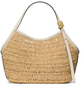 kate spade new york Deco Straw Small Tulip Tote