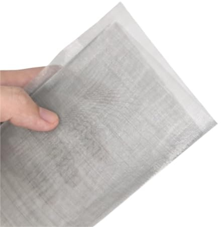 Hoja de Malla Alambre Fino, Rollo, Rejilla Hardware Cuadrada Tejida Acero Inoxidable Grueso Resistente 30cm x(300 Mesh Wire 0.04mm)