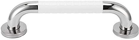 Wakects Stainless Steel Grab Bar, Non Slip Handrail 15.7 X 3.9 X 1.6in with Concealed Mounting for Shower Bathtub Bathroom Accessory for Elderly Pregnant Women Children