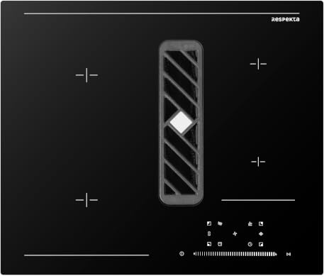 Respekta Calima 60 cm - Placa inducción con extractor y conductos