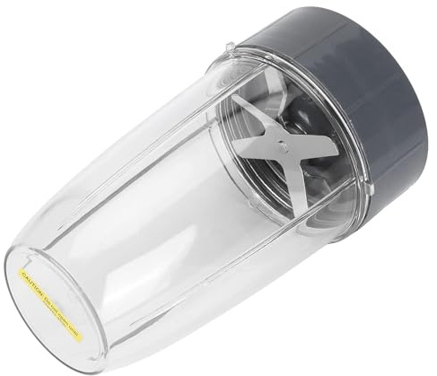Piezas de repuesto para licuadora, tazas de licuadora de 24 oz sin fugas, hoja de repuesto para extractor compatible con licuadoras de 600 W / 900 W