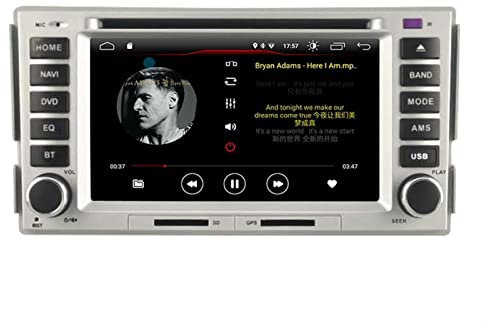 SFUOE DSP. Carplay 2 Din Android 11.0 LETTORE DVD WIFI Radio Multimedia GPS Stereo Fit For HYUNDAI SANTA FE 2007-2011 ELANTRA 2000-2006