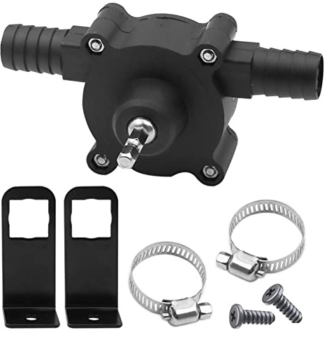 ZYYZD Tragbare Handbohrer Pumpe Mini Hand Selbstansaugende Flüssigkeitsübertragung Öl Flüssigkeit Hochdruck Wasserpumpe Hausgarten Outdoor Tools (Voltage : 1 Set)