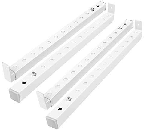 ZhouDaShu Adjustable Window Security Bars (Steel), Window Locks Bars Inside for Prevent Burglary, Window Stoppers for Vertical/Sliding Windows, Window Safety Bars Extends from 16.3-29.3 in(4 pcs)