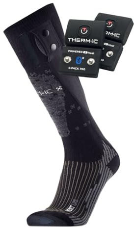 Therm-ic PowerSock Set Heat Fusion Uni + SPack 700 Bluetooth (39.0-41.0, | schwarz)