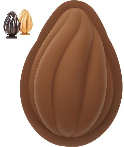 Luxshiny Stampo Silicone Per Uova Di Pasqua Stampi Per Dolci E Cioccolato Fai Da Te Resistente Alta Temperatura Per Casa E Cucina