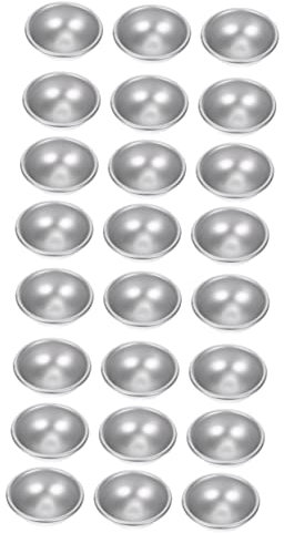 COHEALI Stk Schimmel Badebombenform Formen Für Badebomben Duschseifenformen Formen Für Salzkugeln Badesalzformen Halbkugelformen Aluminiumlegierung 3d Halbkreis Puddingform