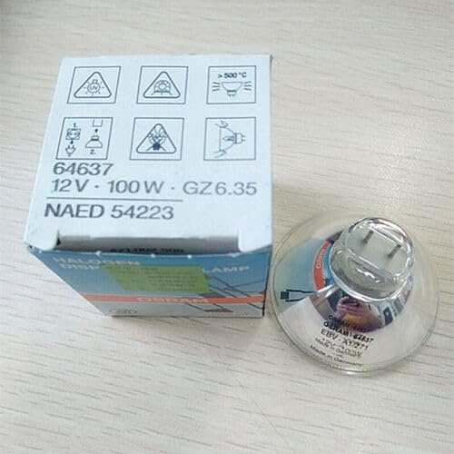 for OSRAM 64637 12V100W GZ6.35 NAED 54223 Mounter Lamp Optical Instrument Light Bulb