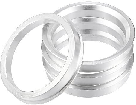 CaFfen Zentrierringe 4 stücke AD 58,1mm 63,4mm 64,1mm 65,1mm Zu ID 54,1mm 57,1mm 66,6mm 93,1mm Auto Auto Hub Centric Ringe Rad Bohrung Zentrum Spacer Radnaben Zentrierringe(59.1mm to 54.1mm)