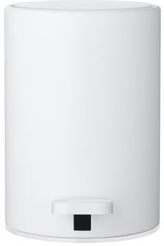 blomus Treteimer -MODO- 3 Liter | Soft-Close Deckel mit Kohlefilter | Hygieneeimer mit herausnehmbarem Inneneimer | Stahl pulverbeschichtet | Ø17 x H25 cm (White)