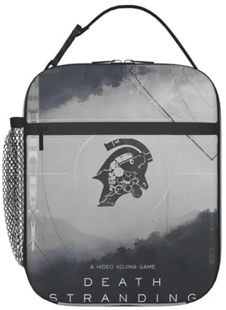 TFDGDGH Insulated Lunch Bag Death Stranding Video Game Product PC Gamer Food Box Harajuku Thermal Cooler Bento Box for Travel