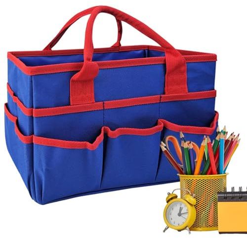 Garden Tool Organizer - Heavy Duty Tote, Waterproof Storage Bag | Spacious Multipurpose Holder, Reinforced Oxford Fabric, Portable Gardening Accessory Product For Tools Supplies Yard Patio Workshop