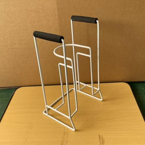 Große Sockenhilfe 21x34,5cm - Anziehhilfe für Kompressionsstrümpfe & Stützstrümpfe - Ergonomisches Hilfsmittel für Senioren & Schwangere, rutschfester Stand, passt für Waden bis 46cm (18 Zoll)