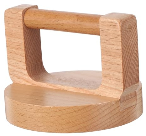 SUPVOX Bruñidor Manual de Madera para Impresión y Grabado Prensa para Manualidades con Mango Redondo Ergonómico Herramienta Segura Aulas de Arte Adecuado para Scrapbooking y