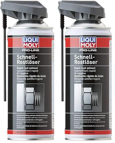 LIQUI MOLY Pro-Line Disolvente rápido de óxido | 400 ml | Protección de corrosión | Eliminación de óxido | 7390 (Paquete de 2)