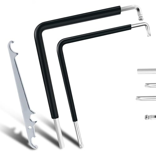 3 Pcs Window Adjustment Tool Set Made of High-Quality Steel, 2 Window Keys and 1 Corner Bearing Key for Door Adjustment, Suitable for Fittings and Repairs