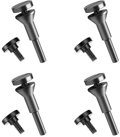 Uikdjgu 4X Montagedorn für Trennscheiben, 6 Mm, 10 mm Loch, Trennscheibe, Schleifscheibe, Sägeblatt für Stabschleifer, Rotationswerkzeug