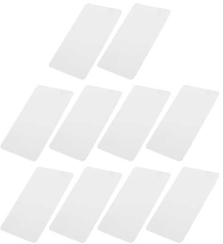 Cabilock 10 Unidades Tarjetas Fabricadas en Tela Spunlace y PVC de Limpieza Reutilizables Grosor Estándar y Secado Rápido para Lectores de Tarjetas para Terminales Pos y Máquinas de