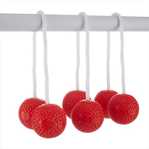 Uber Games Leiter-Wurfbolas Soft (Rot) - Ersatzbälle für Leiter, 3 Stück - aus der Offiziellen Serie Echte weiche Golf Bälle von Hochster Qualität - robust und langlebig