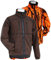 Hallyard Micro-Wendejacke Ravels für Damen und Herren wasserdicht, Winddicht, atmungsaktiv Signaljacke für die Jagd mit original Realtree® orange braune Fleecejacke Jagdjacke Drückjagd (3XL)