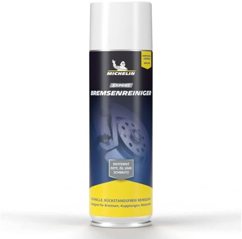 MICHELIN EXPERT Bremsenreiniger Spray | Reinigt und Entfettet Bremsen, Kupplungen und Motorteile an Auto, Motorrad und Fahrrad | 500ml
