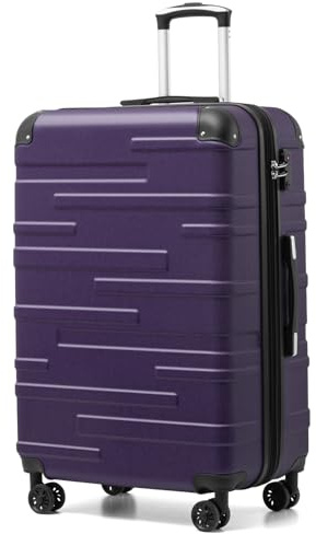 COOLIFE Large Suitcase 28 inch, 93L Expandable, mit TSA Lock, ABS Hardshell