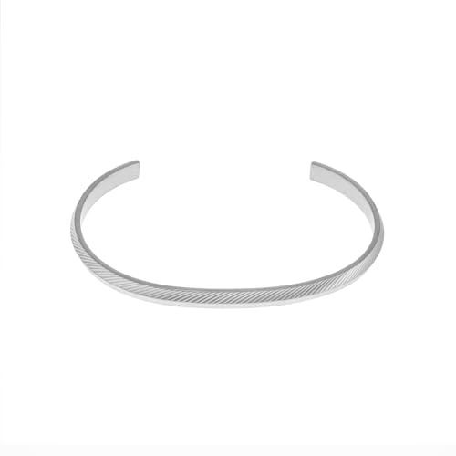 Fossil Herren Edelstahl mit offenem Armreif