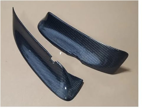 Frontspoiler Lippe Für E46 1999-2006 2001 M3 Kohlefaser CSL Style. Ein Paar Auto-Frontstoßstangensplitter, Diffusor, Spoiler, Lippenschutz. Diffusor Protector Guard(Glossy Black)