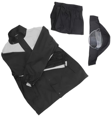 HAWILLOSCH Chubasquero y Pantalones Impermeables Para Motocicleta Traje De Lluvia Para Hombre Chaqueta y Pantalones Para Exterior Equipo Para Motocicleta