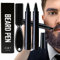 Cutiolly Bartstift, 2er Set, Schwarz, Wasserfest, Bartfüller für Männer, Bartpflege, für Erwachsene Männer mit Bart, männlich