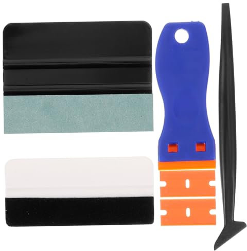 TOPBATHY Kit De Herramientas para Cambiar Color De Película Herramienta para Alisar Papel Tapiz Raspador De Papel Tapiz para Aplicación De Película para Autos Baño