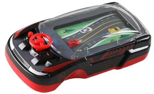 Barnbilsspelkonsol - Utbildningskörleksak, handhållen simuleringsspel | Portable Racing Battle Unit, Interactive Play Device for Children 3+, Fun Skill Trainer, Learning Present for Travel Home Use