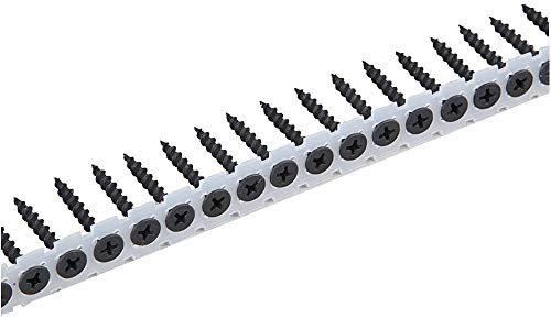 Schnellbauschraube, zusammengefaltet, 3,5 x 38 mm, 1000 Stück, selbstschneidende Schrauben, 1000 Stück – Trockenbau zusammengepackt 38 mm (1000)