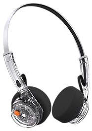 MONDO Freestyle On-Ear Bluetooth-hörlurar, genomskinliga