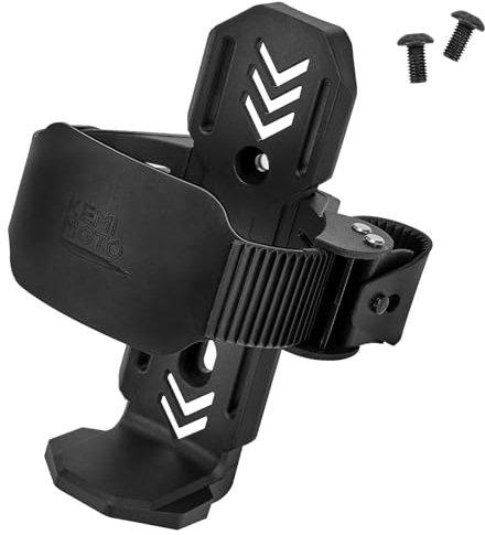 KEMIMOTO Flaschenhalter Fahrrad, Getränkehalter Fahrrad, verstellbare Größe, Trinkflaschenhalter für Rennrad, Mountainbikes, Fahrräder, Fahrradflaschenhalterung schwarz