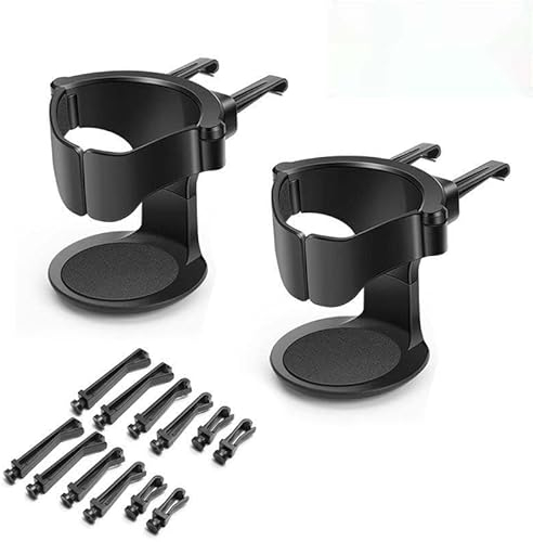 WFYBMB 2Pcs Portavasos para Coche para VW Golf V (Typ 1K) 2004 2005 2006 2007 2008 2009 2010-pr, Soportes para Botellas para Coche Portavasos de la Botella, Portavasos Coche Ajustable Universal