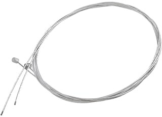 Partuto 2pcs Silver Tone Universal Front Rear Brake Cable Wire for Bicycle Replacement