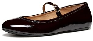Geox D Palmaria, Ballet Flat Mujer, Rojo, 35 EU