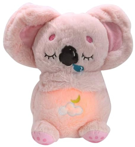 Schlummer Otter Kuscheltier,Beruhigender Otter Mit Atembewegungen Und Musik, Tragbares Plüsch-Babyspielzeug Zum Beruhigen Und Kuscheln Sensorische Details, Babyparty Und Neugeborenen Geschenk