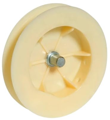 IdeaGenesis - Disco Persiana con espiga para Cintas de 20mm | Polea de Persianas para ejes 40mm | Disco Rodamiento de Persiana | Recambios y repuestos (Cinta 20mm con espiga, 120X40)