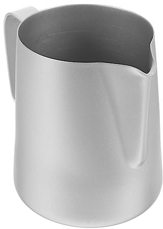 EXCEART Stainless Steel Milk Pitcher For Latte Art Durable Elegant Frothing Jug For Home